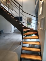 fabrication de marches d escalier sur mesure en noyer