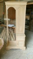 meuble d'entrée en fabrication
