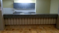 relooking de mobilier et bar pour une salle des fêtes