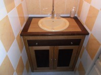 Aménagement toilette.